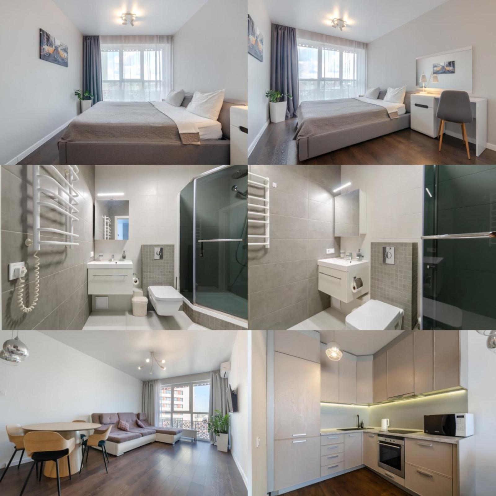 Petrovdom 41B-59B-90B-77B Stunning City View Apartments At Rc Kvartet, Central Railway Station 基輔 外观 照片